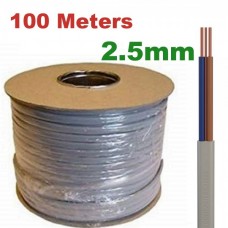 6242Y GREY 2.5MM² TWIN & EARTH CABLE 100M DRUM 
